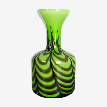 Vase pop art en opaline Italie des années 1970