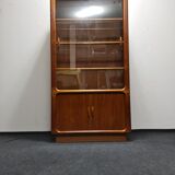 Vintage teak display case by Dyrlund
