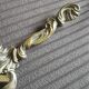 Bronze antique hand mirror