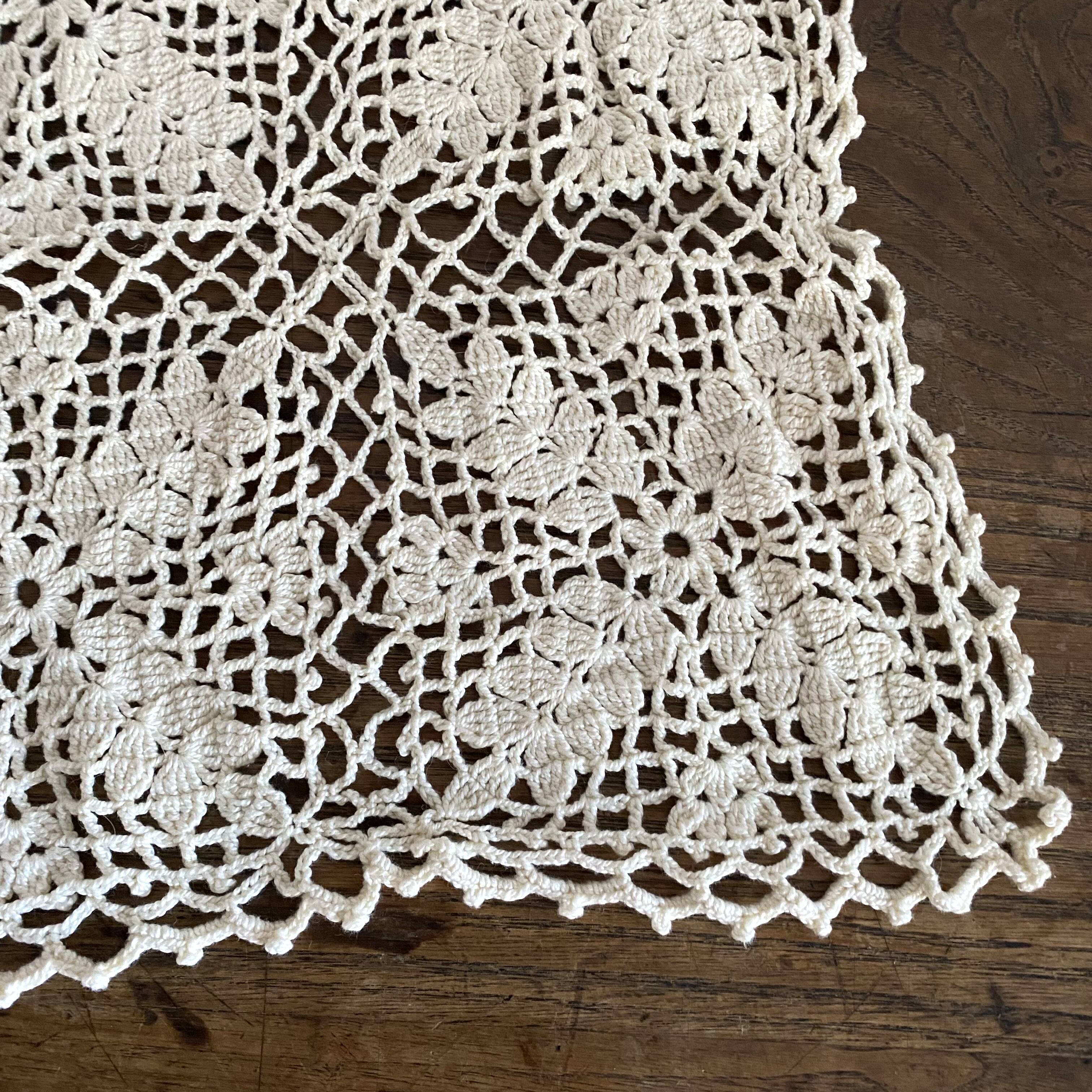 Plaid, crochet bedspread 90X140 cm