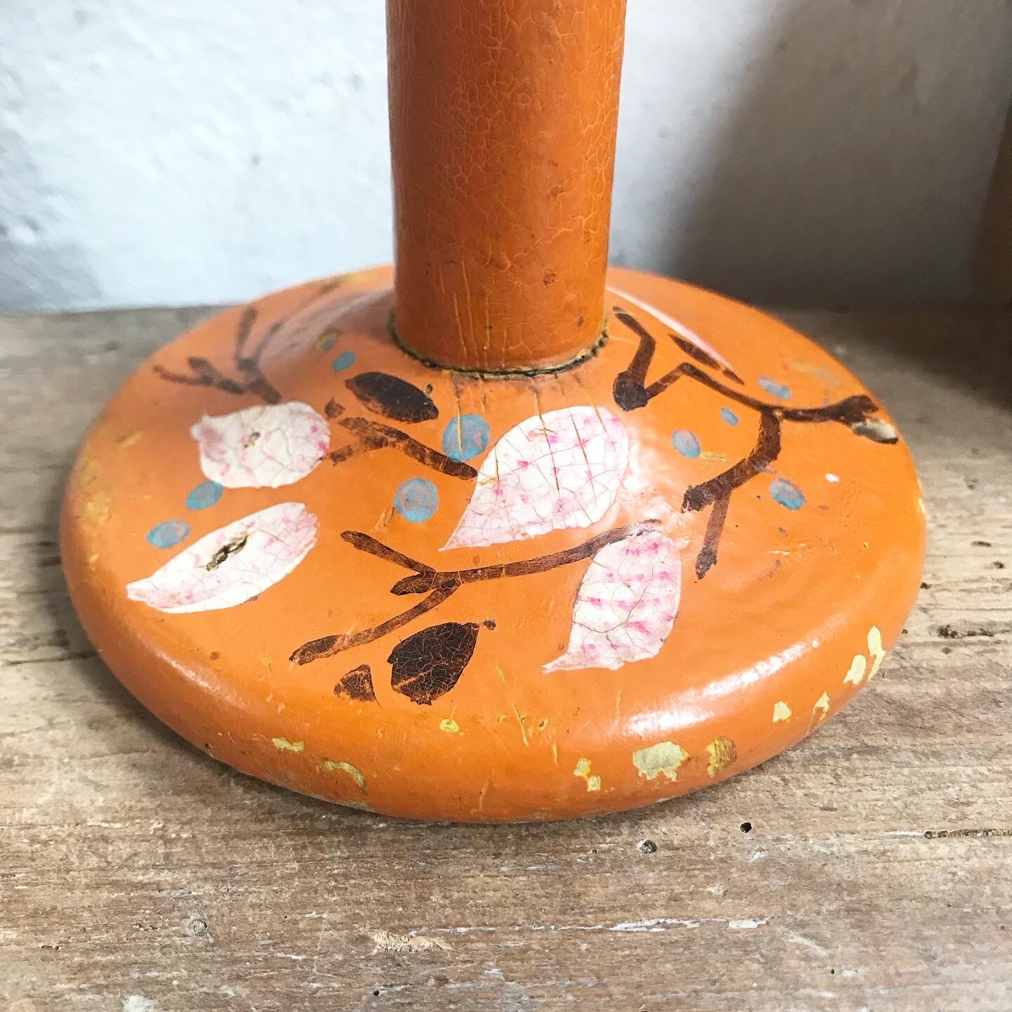 Painted wooden hat door