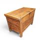 Old blanket chest / storage trunk / pine wood
