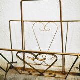 Gold metal magazine holders