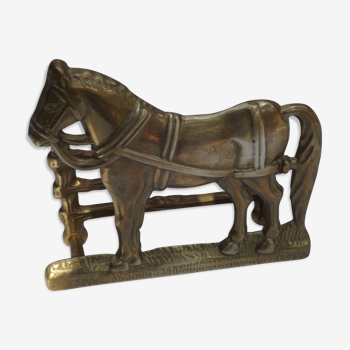 Brass horse letter holder