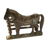 Brass horse letter holder