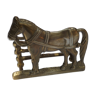 Brass horse letter holder