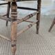 Pair of English captain's armchairs