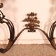 console in wrought iron in Louis XV style - 19th century
