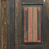 Painted Folk Art Bridal Cupboard