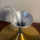Gold-tone metal pendant light, 1960s