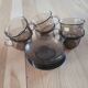 6 cups and saucers in Arcoroc BP glass