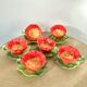 Coffee cups flowers slurry