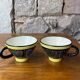 Paire de tasses Henriot Quimper