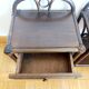 Pair of vintage 1960s rattan bedside tables