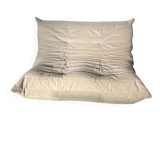 Togo 2 places pearl grey alcantara