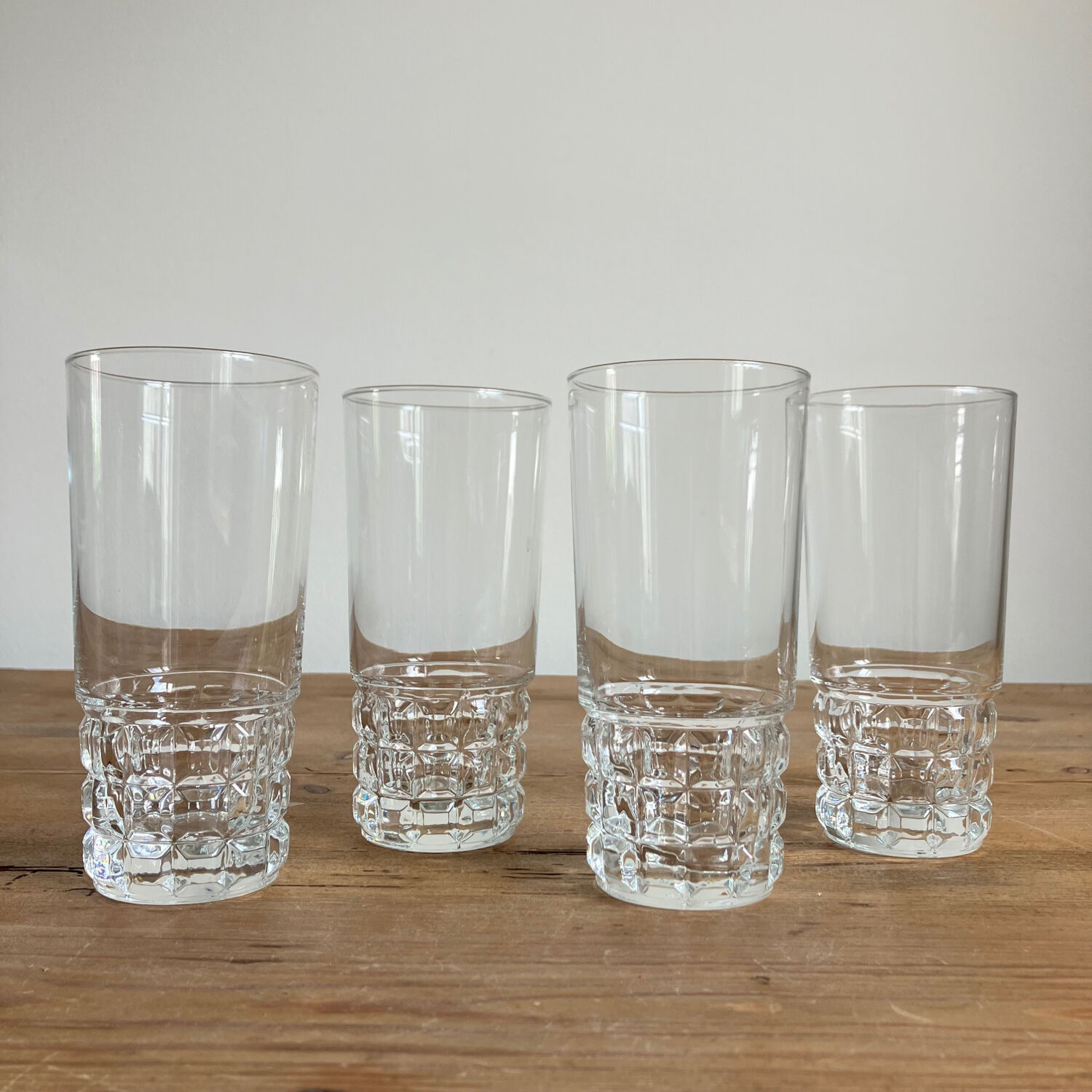 4 high glasses