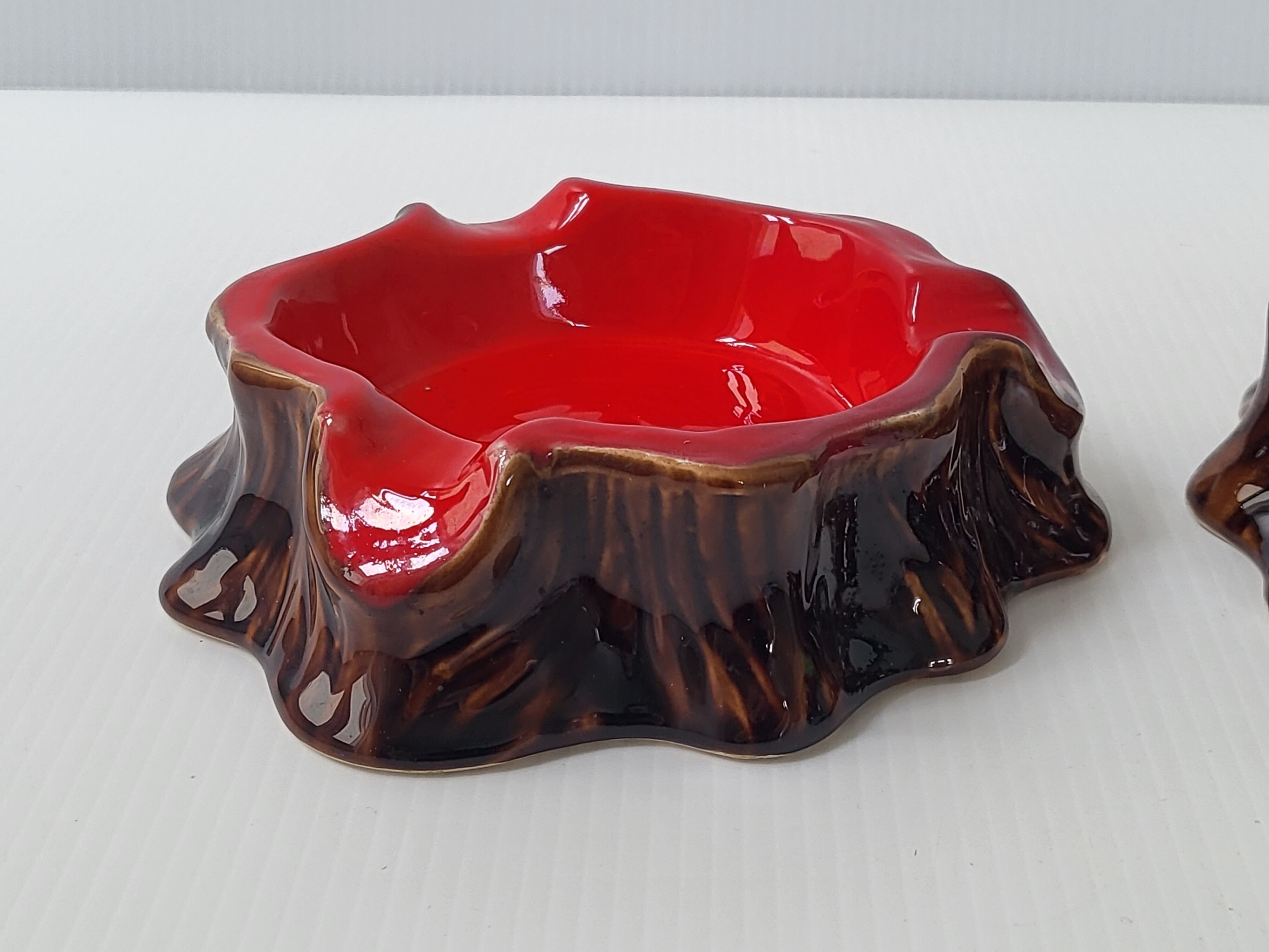 Pair of vintage Vallauris ashtrays 1960