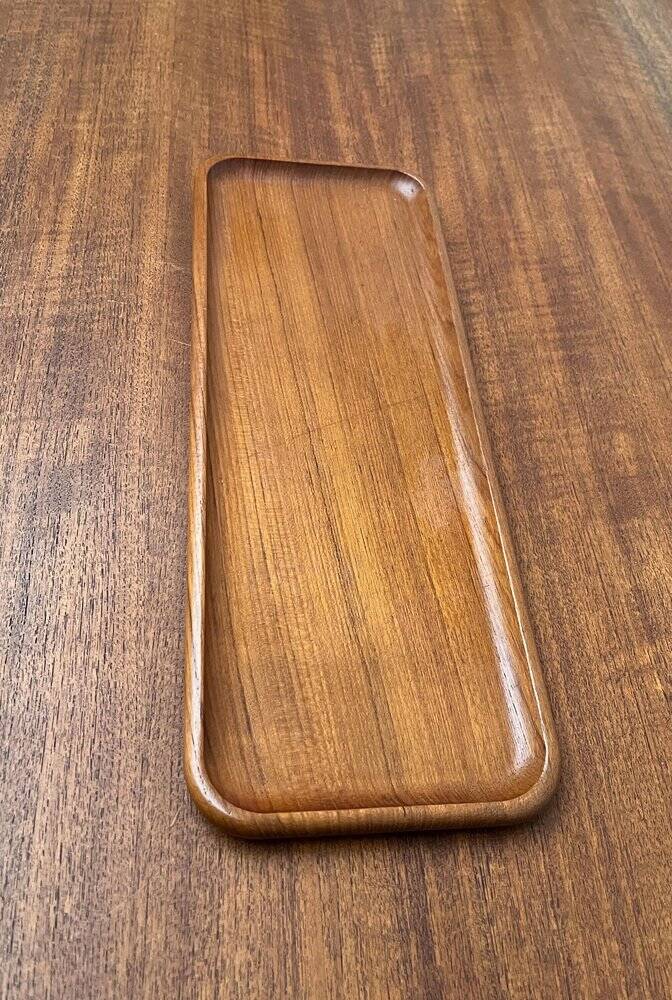 Scandinavian teak plateau from the mid-century by Äkta Teak, 1960s.