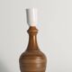 Brown Stoneware Table Lamp, Model number 59617, by Scheurich West Germany 1960s