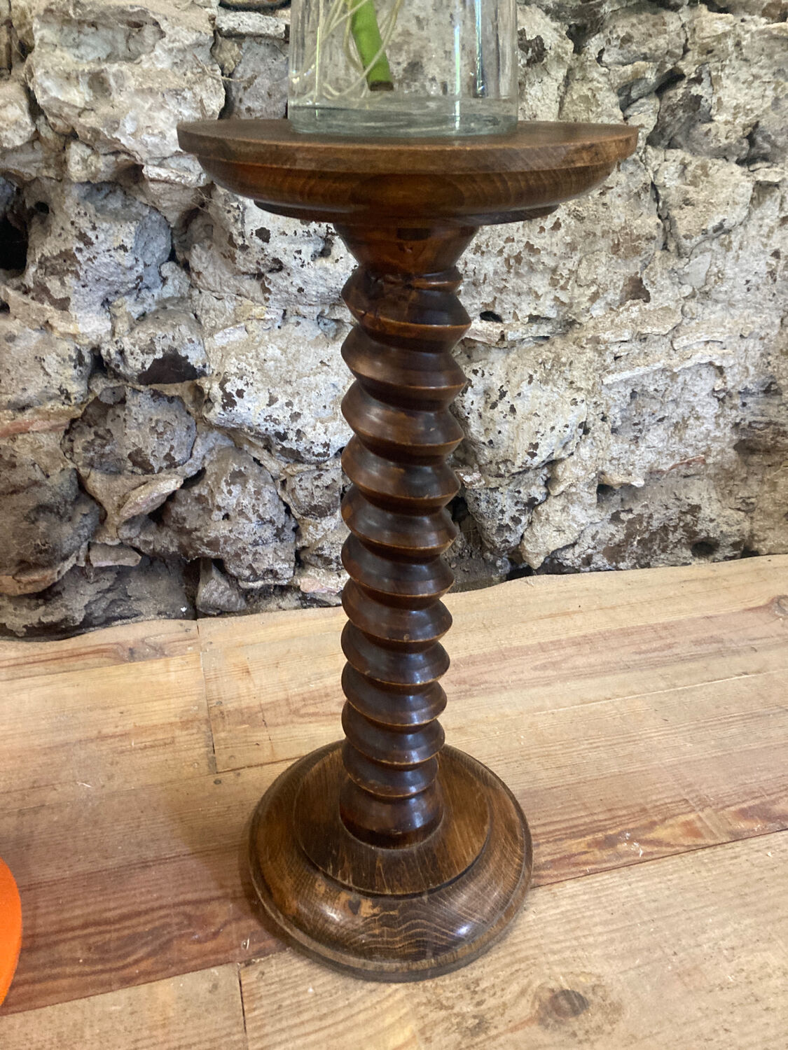 Twisted wooden column