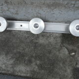 Coat rack 5 hooks aluminum of the 50s