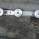 Coat rack 5 hooks aluminum of the 50s