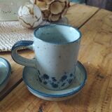 2 tassses grès bleuvintage