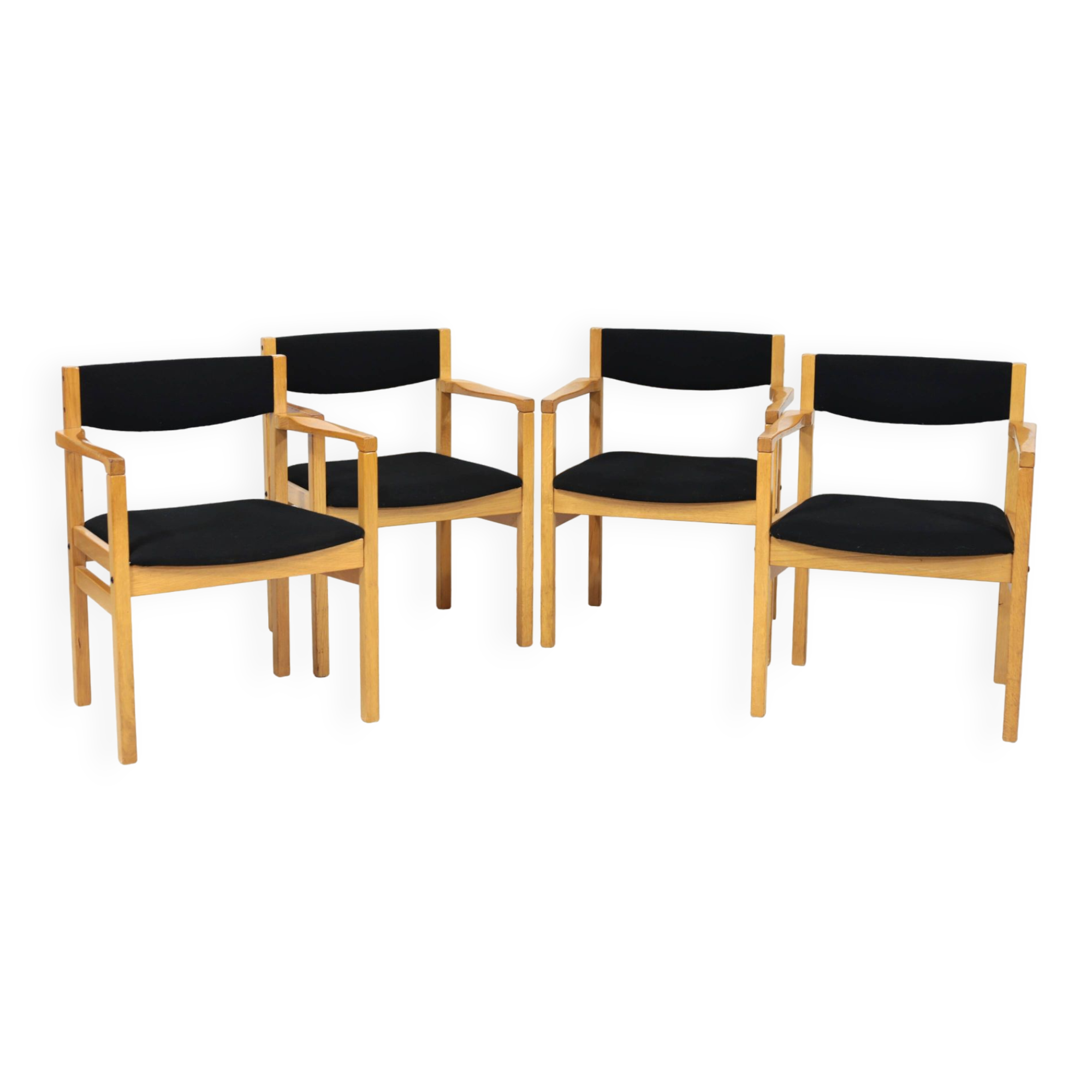 Fauteuil danois en chêne