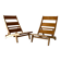 une paire de fauteuils Hans Wegner, Suède, années 60.