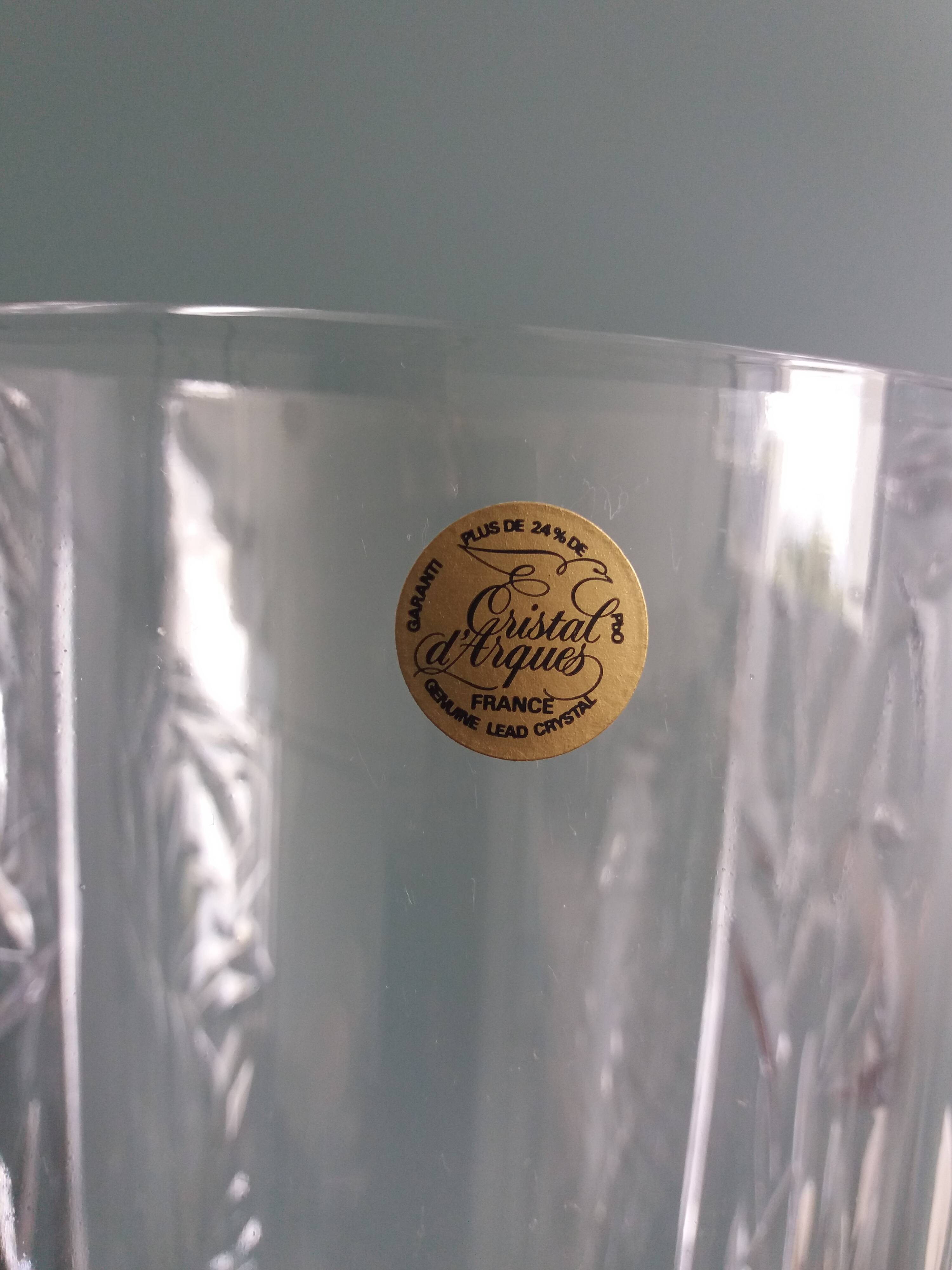Arques crystal vase