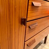 Commode coiffeuse Roger Landault 1960 en teck