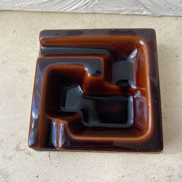 Cendrier et porte pipe Longchamp années 70