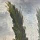 HSP painting "Landscape at the water's edge" signed Marcel Lemagny (20th century)