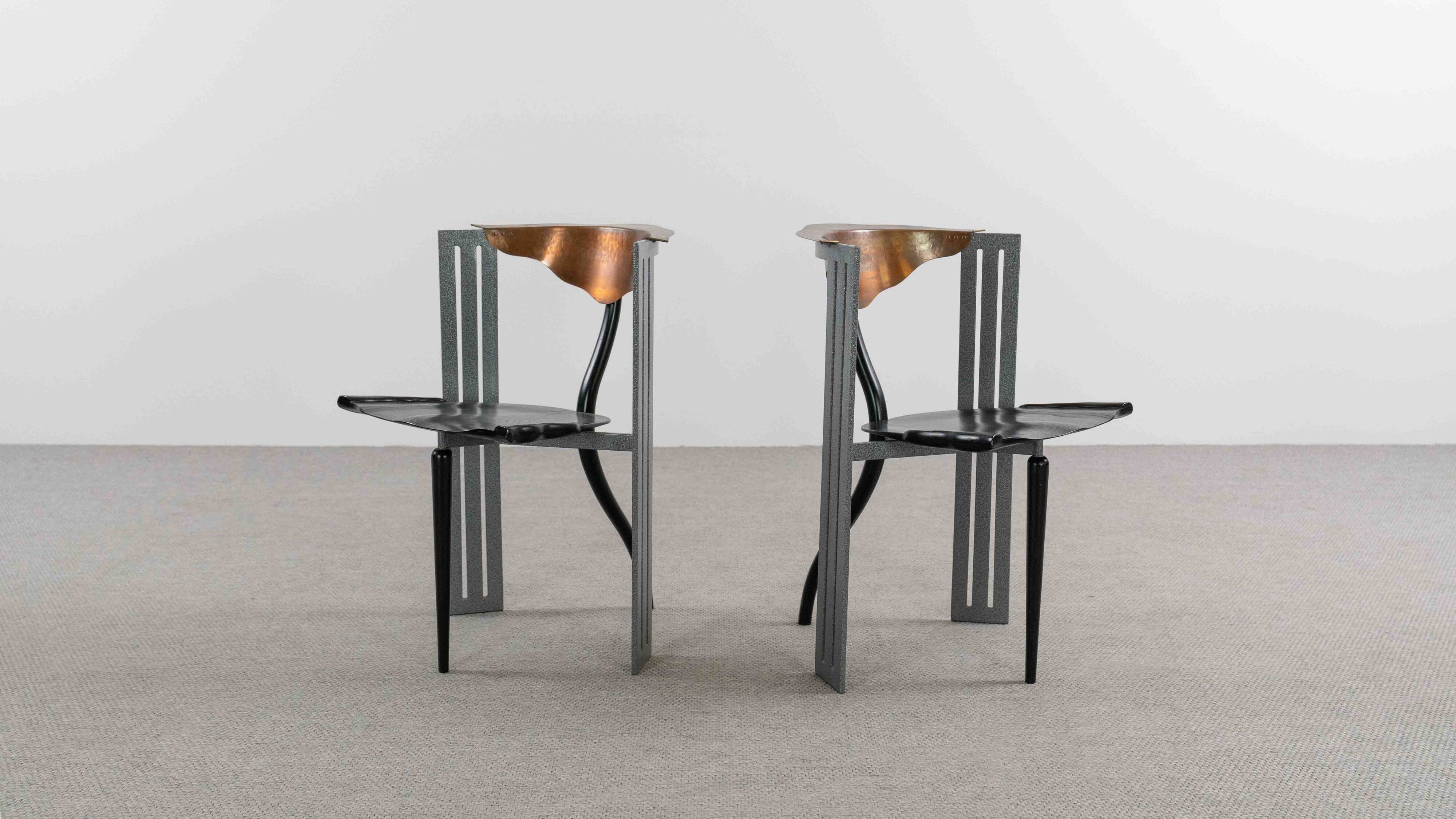 Pair Ota Otanek Chairs by Borek Sipek fort Vitra