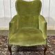 English walnut armchair from the early 20th century