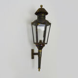 Old carriage lantern, cab, copper with 6 faces. Interior lamp. Year 60 70