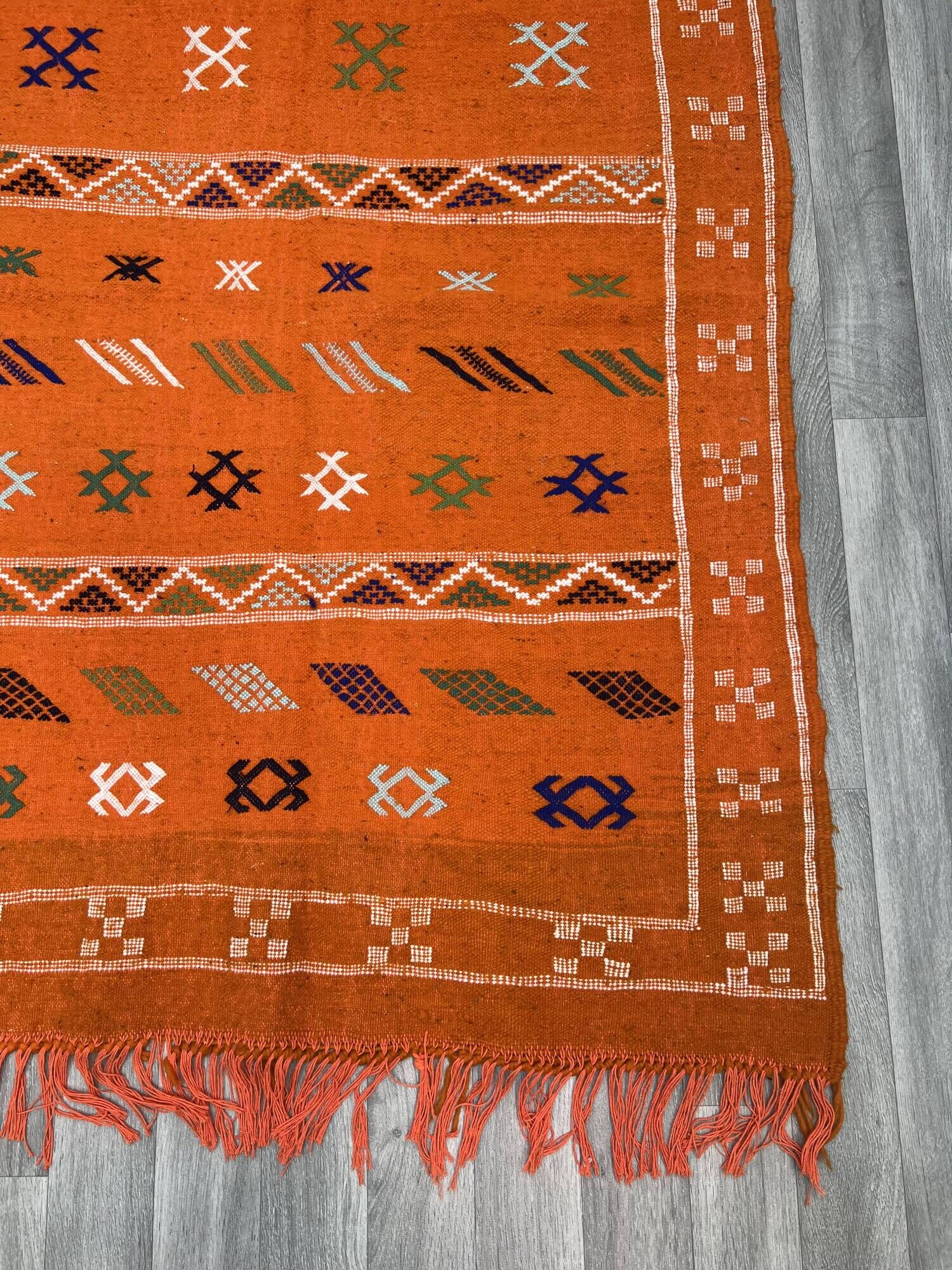 Moroccan Hanbal rug, handwoven kilim, Moroccan Berber tribal rug, Boho rug, Berbè rug