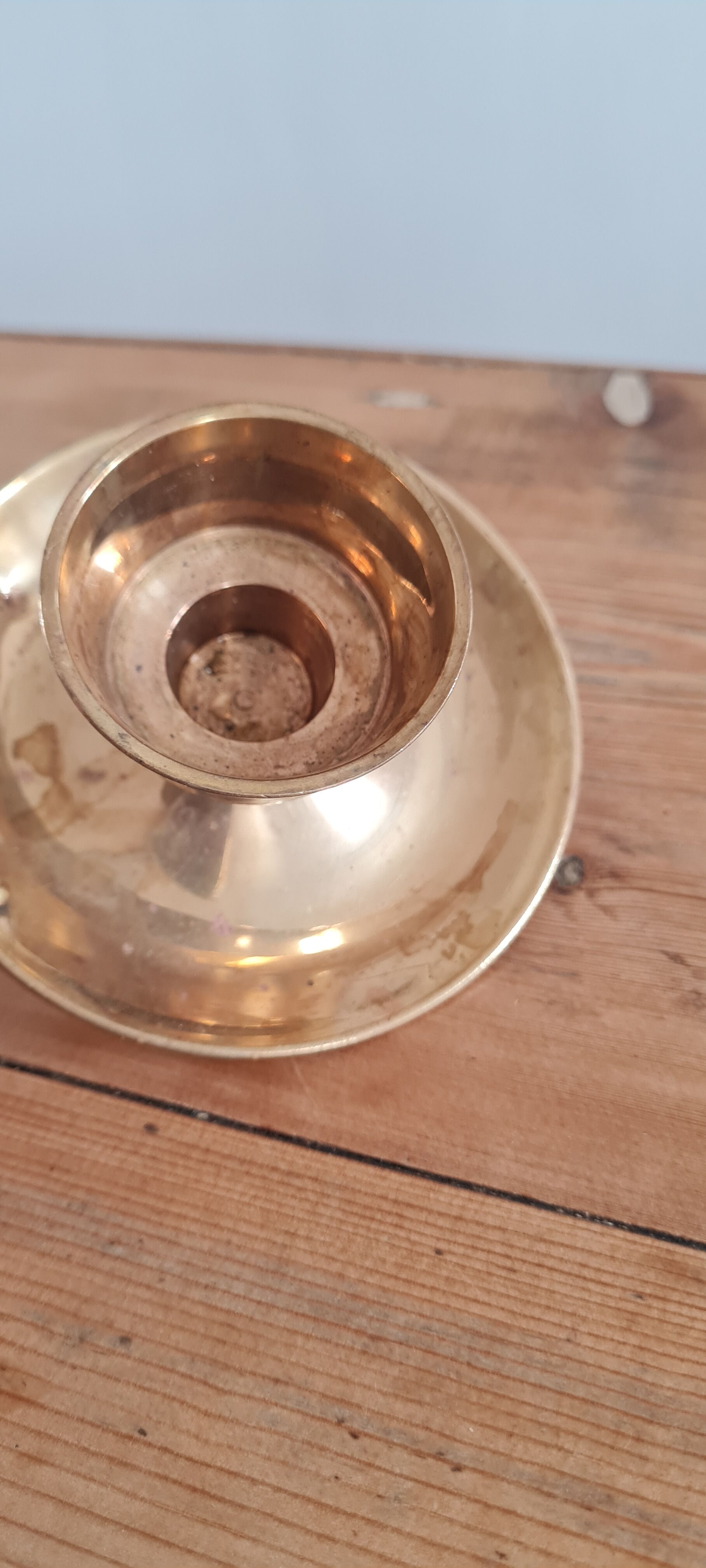 Brass candle holder