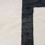 Berber rug in natural wool