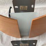 Pair of wooden sconces Lucid 1980