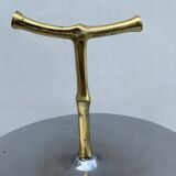 Table d'appoint, bambou en laiton