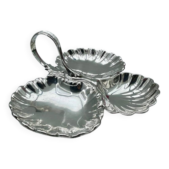 Serviteur Drageoir Christofle Métal Argenté Style Louis XV période Art