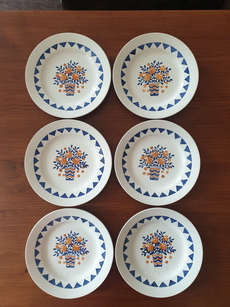 Longwy antique plates