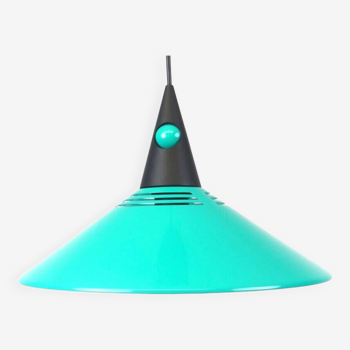 stunning 80s Postmodern vintage pendant hanging lamp