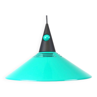 stunning 80s Postmodern vintage pendant hanging lamp