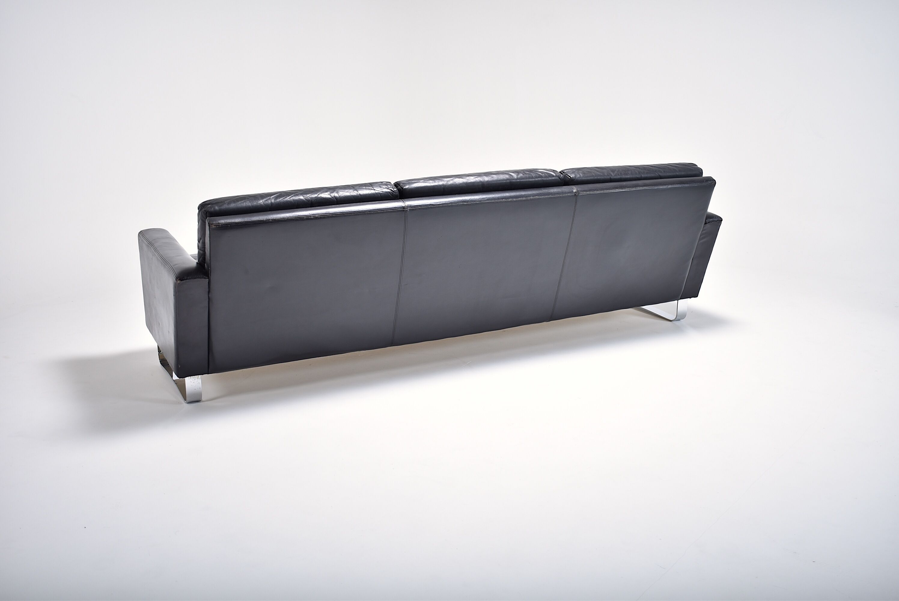 3-seater leather sofa 1960