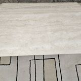 1980's travertine coffee table