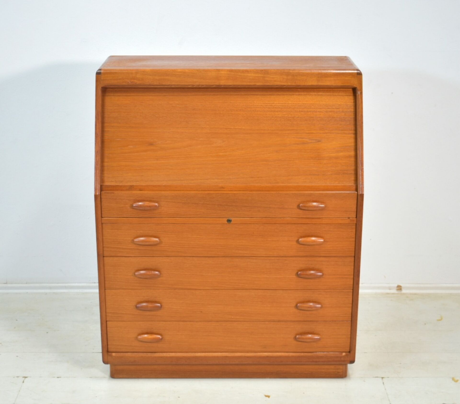 Teak Secretary by Dyrlund denmark 1960s desk Vintage Mid Century 