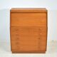 Teak Secretary by Dyrlund denmark 1960s desk Vintage Mid Century 