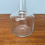 Vintage Scandinavian glass carafe bottle, 1970s